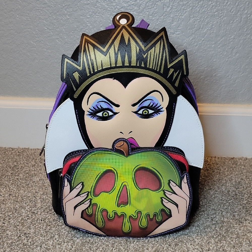 Evil Queen Backpack with Poison Apple Design